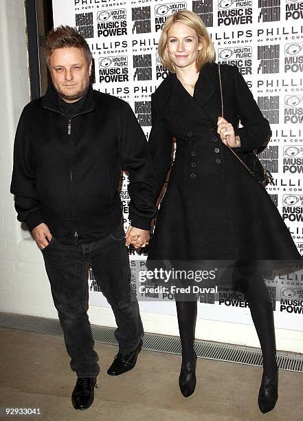 Rankin and wife, Tuuli Shipster attend the private view of Destroy/ Rankin at Phillips de Pury And Company on November 9, 2009 in London, England.