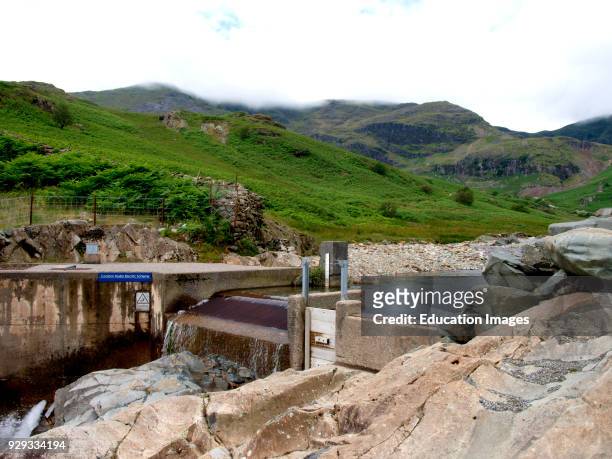 Coniston Hydro Electric Scheme, Coppermines Valley, Coniston Water, The Lake District, Cumbria, UK.