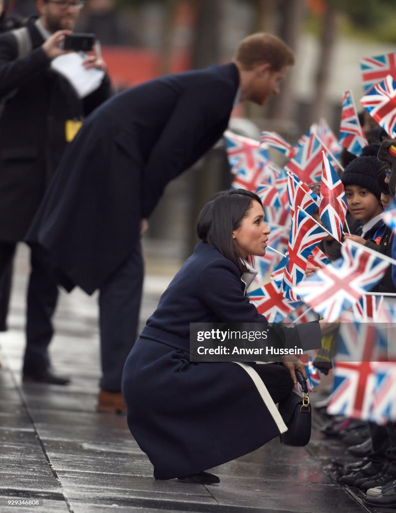 Prince Harry And Meghan Markle Visit Birmingham