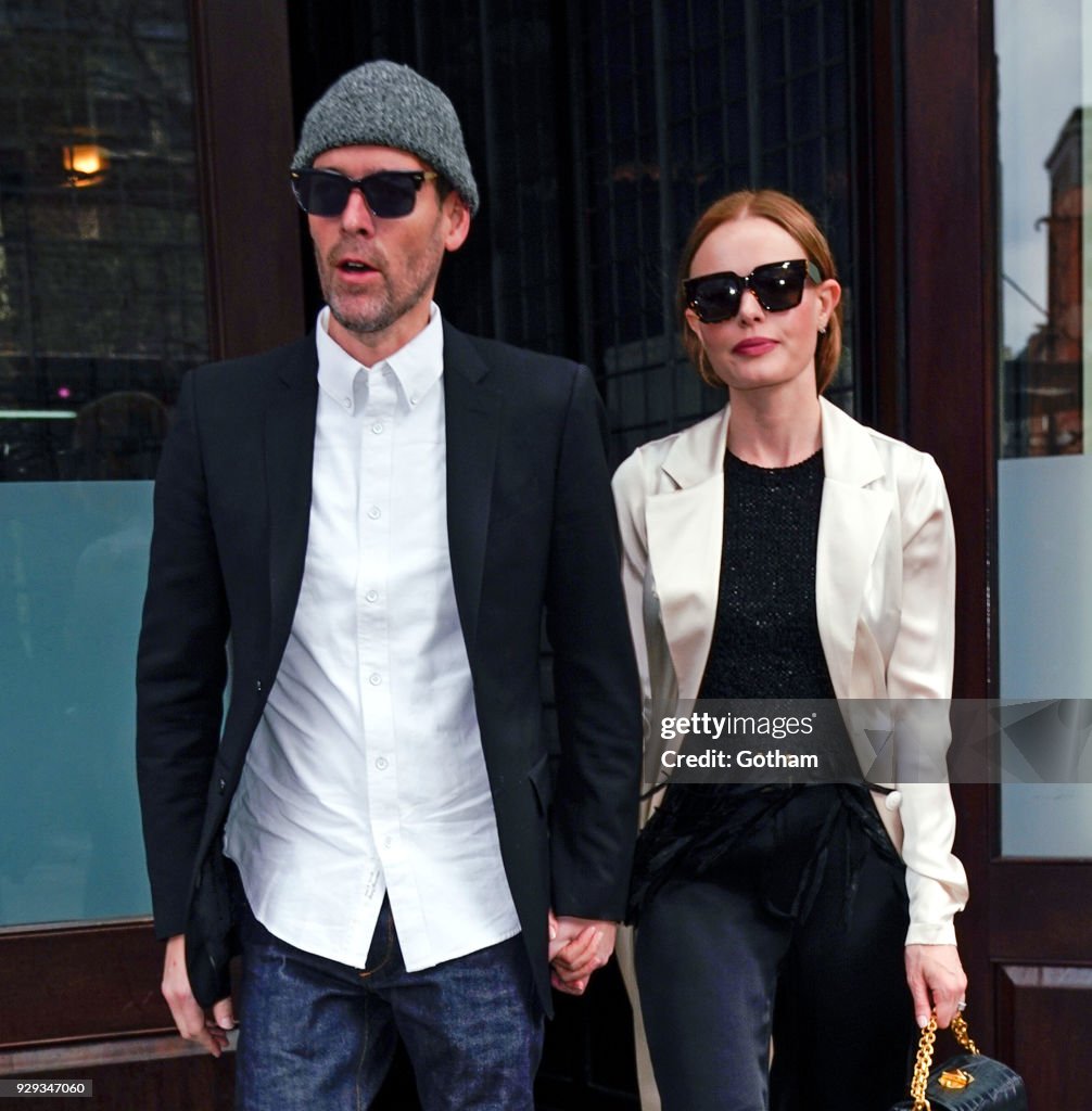 Celebrity Sightings in New York City - March 8, 2018