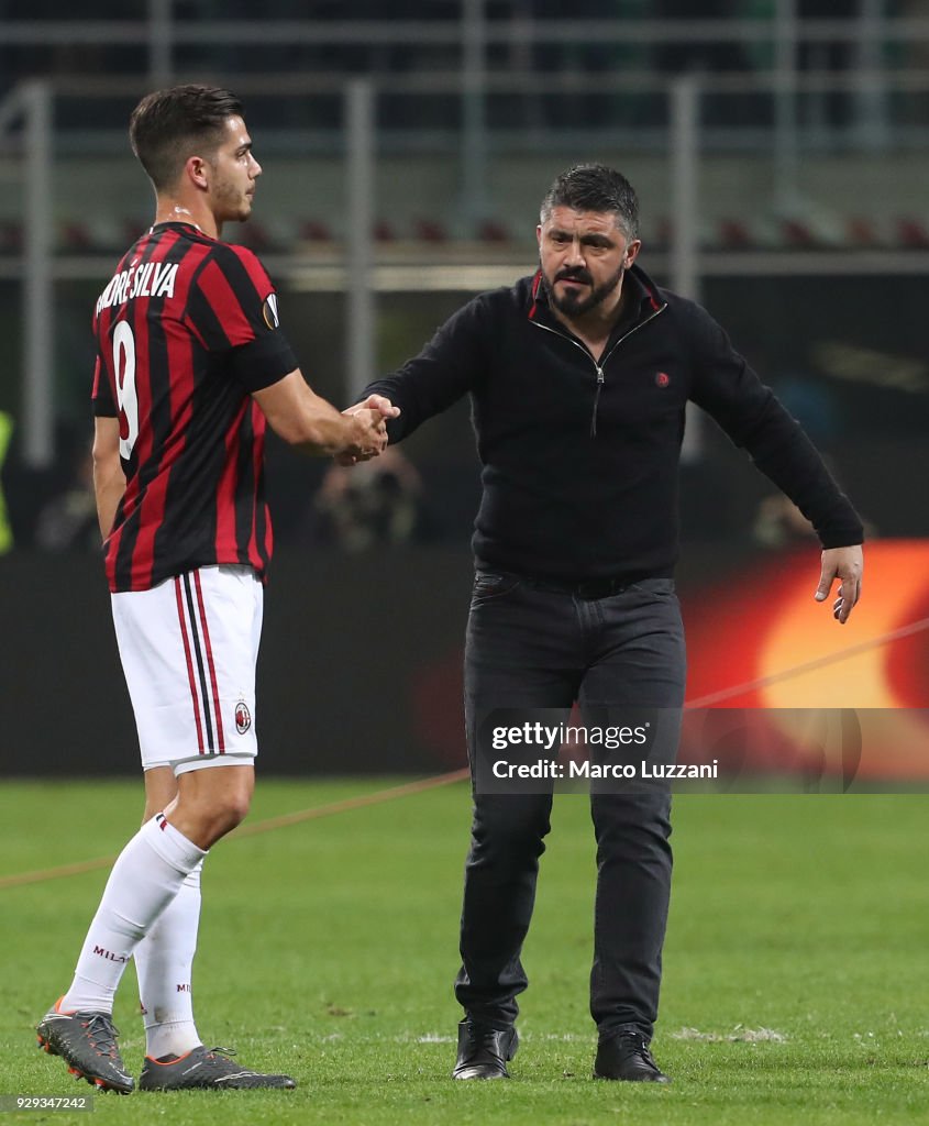 AC Milan v Arsenal - UEFA Europa League Round of 16: First Leg