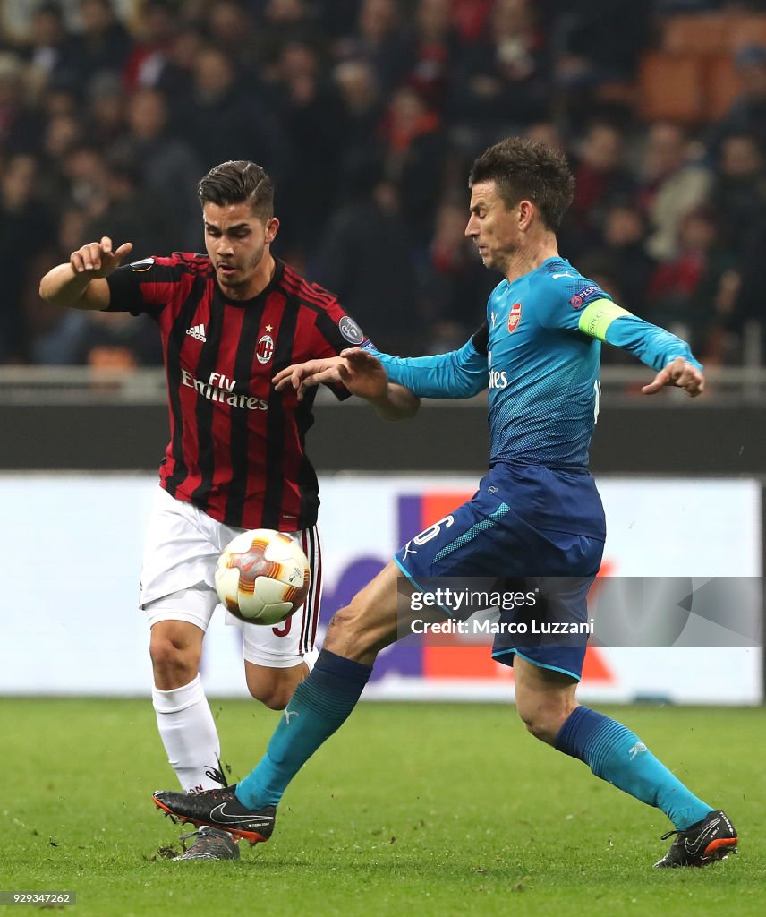 AC Milan v Arsenal - UEFA Europa League Round of 16: First Leg