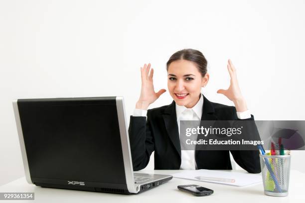 Business Woman In Office.