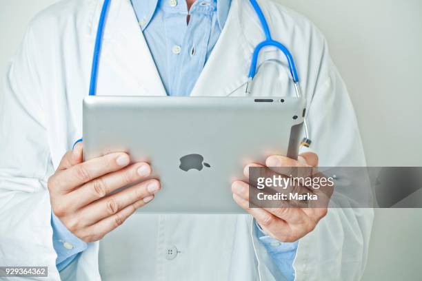 Doctor with ipad.