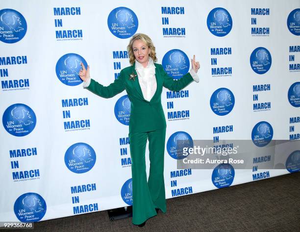 Women for Peace Association's Ambassador for Peace, H.R.H. The Princess Camilla of Bourbon Two Sicilies, Duchess of Castro Poses at the UNWFPA Annual...