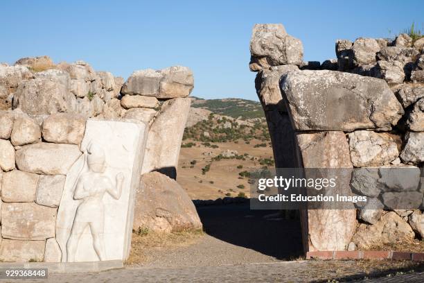 King Gate. Hattusa Archaeological Area. Turkey.