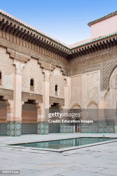 Ben Youssef Madrasa, Marrakech, Morocco.