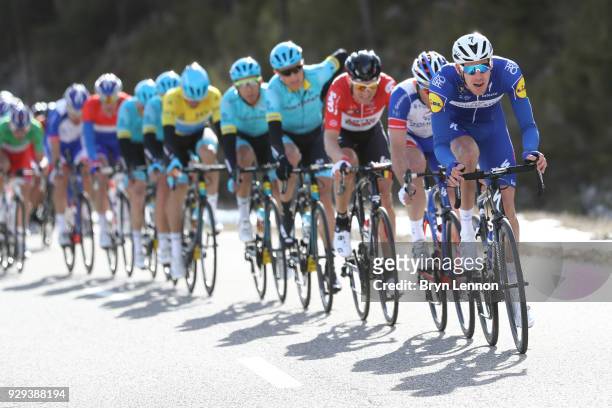 Tim Declercq of Belgium and Quick-Step Floorsan and the peloton rides during the 76th Paris - Nice 2018 / Stage 5 a 165km stage from...