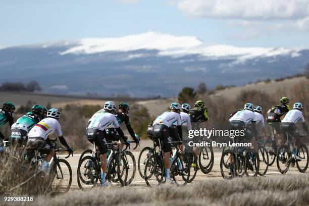 Sergio Henao of Colombia and Team Sky, David De La Cruz of Spain and Team Sky, Dylan Van Baarle of Netherlands and Team Sky, Ian Stannard of Great...