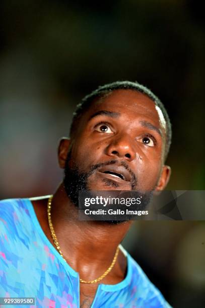 American sprinter Justin Gatlin during the 2018 Liquid Telecom Athletix Grand Prix Series at Tuks Stadium on March 08, 2018 in Pretoria, South Africa.