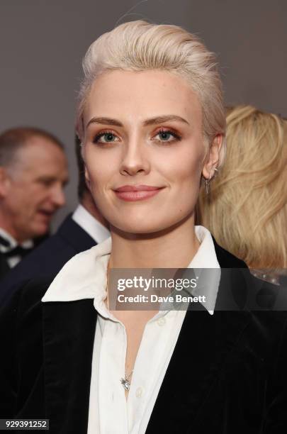 Wallis Day attends the Hope and Homes for Children 'Once Upon A Time Ball' at One Marylebone on March 8, 2018 in London, England.