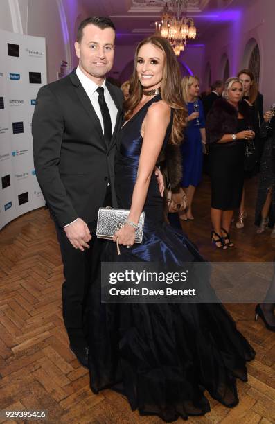 Shay Given and Rebecca Gibson attends the Hope and Homes for Children 'Once Upon A Time Ball' at One Marylebone on March 8, 2018 in London, England.