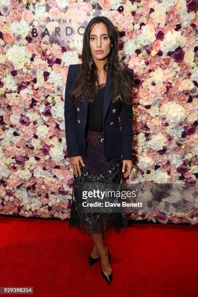 Lily Fortescue attends The BARDOU Foundation's International Women's Day IWD private dinner at The Hospital Club on March 8, 2018 in London, England.
