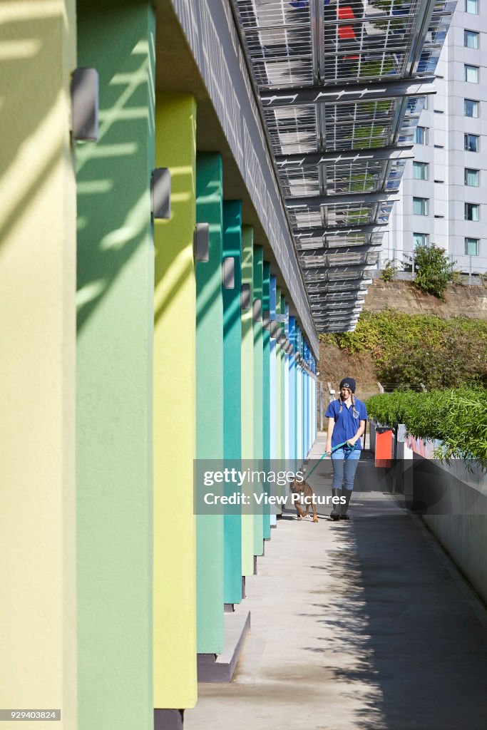 Battersea Dogs & Cats Home, London, United Kingdom. Architect: Jonathan Clark Architects, 2015.