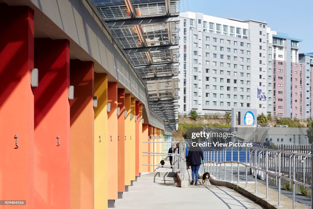 Battersea Dogs & Cats Home, London, United Kingdom. Architect: Jonathan Clark Architects, 2015.