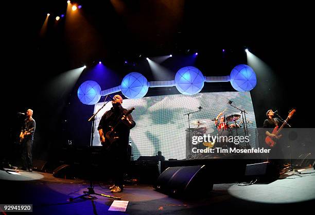 Joey Santiago, Black Francis, David Lovering, and Kim Deal of The Pixies perform as part of the bands' Doolittle Tour at the Fox Theater on November...