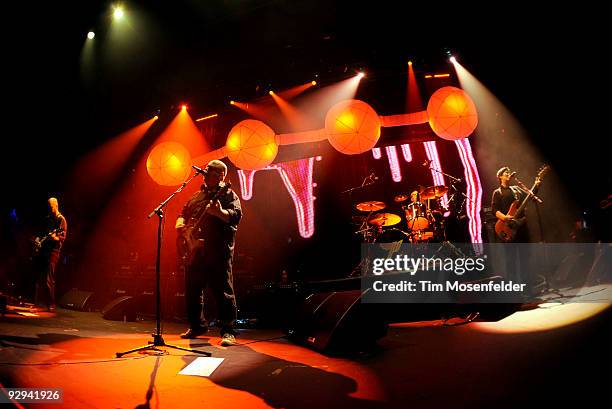 Joey Santiago, Black Francis, David Lovering, and Kim Deal of The Pixies perform as part of the bands' Doolittle Tour at the Fox Theater on November...