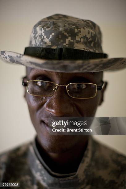 Rebel Leader Laurent Nkunda, North Kivu, D.R.C, November 23, 2008. The Gorilla Sector of the Park has been occupied by the rebel movement CNDP under...