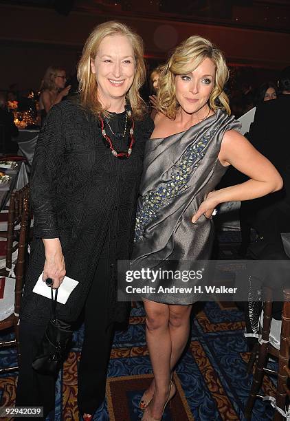 Actresses Meryl Streep and Jane Krakowski attend the Christopher & Dana Reeve Foundation 19th Annual "A Magical Evening" Gala at the Marriott Marquis...