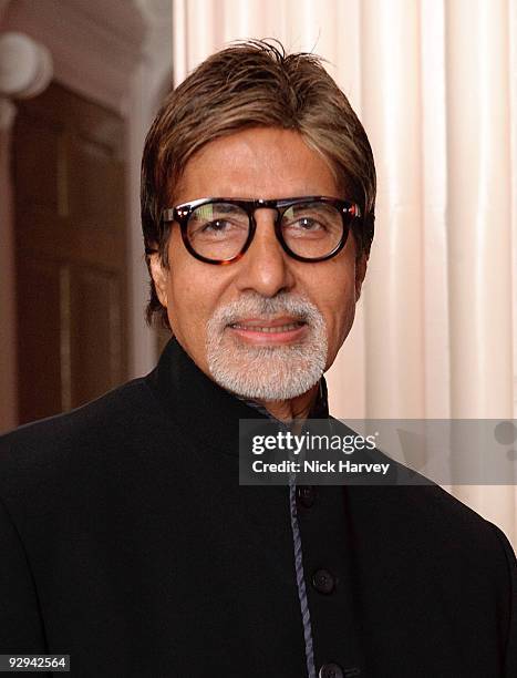 Amitabh Bachchan attends the Royal Rajasthan charity Gala on November 9, 2009 in London, England.