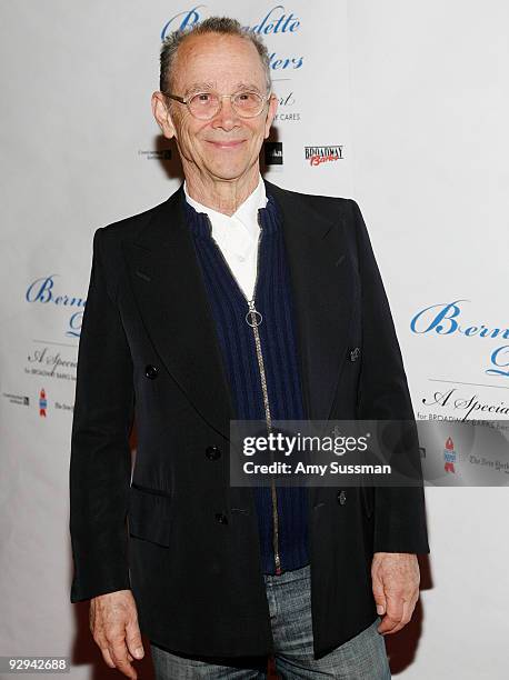 Actor Joel Grey attends Bernadette Peters in concert for Broadway Barks at the Minskoff Theatre on November 9, 2009 in New York City.