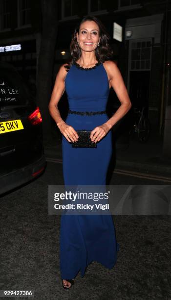 Melanie Sykes seen attending The Bardou Foundation: International Women's Day Gala at The Hospital Club on March 8, 2018 in London, England.
