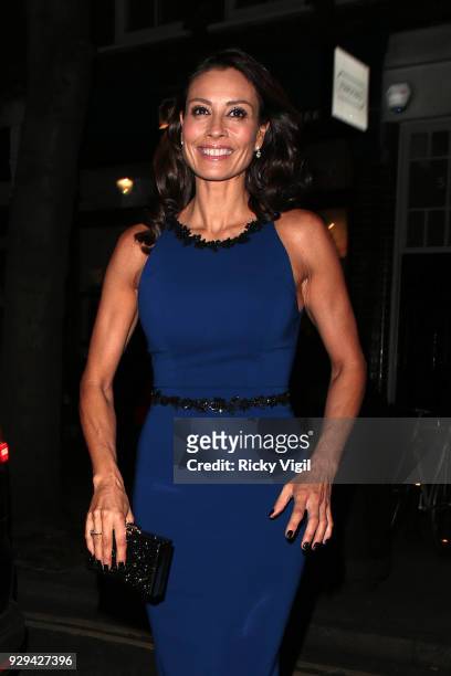 Melanie Sykes seen attending The Bardou Foundation: International Women's Day Gala at The Hospital Club on March 8, 2018 in London, England.