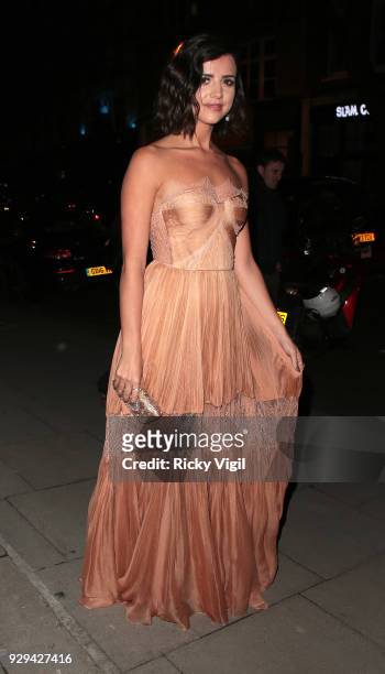 Lucy Mecklenburgh seen attending The Bardou Foundation: International Women's Day Gala at The Hospital Club on March 8, 2018 in London, England.
