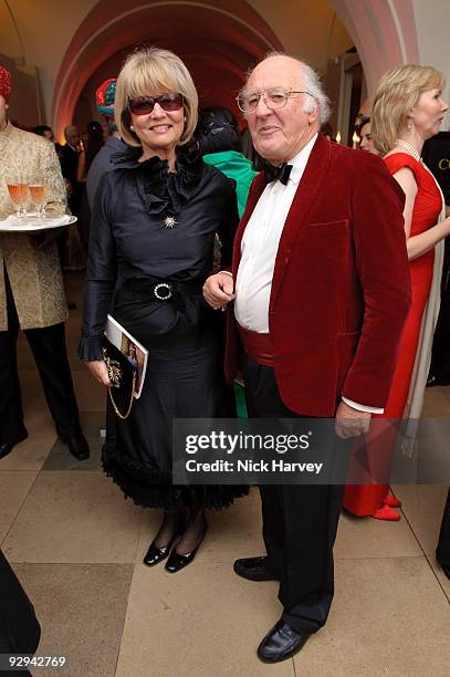 Artist Barbara Kaczmarowska-Hamilton and her husbandIan Hamilton attend the Royal Rajasthan charity Gala on November 9, 2009 in London, England.