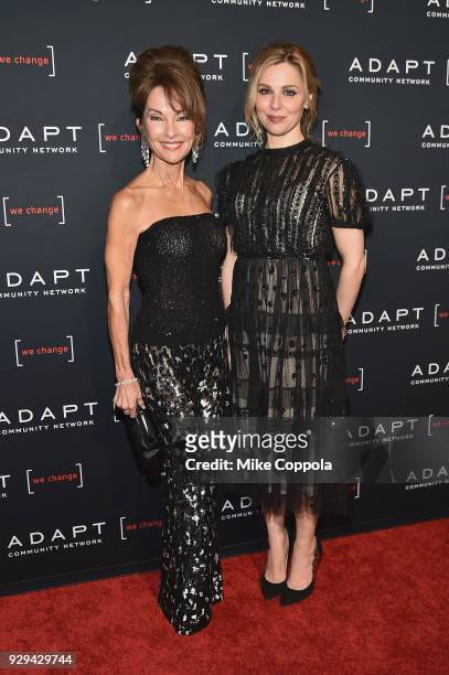 Actor Susan Lucci and ADAPT Leadership Awards presenter Cara Buono attend the Adapt Leadership Awards Gala 2018 at Cipriani 42nd Street on March 8,...