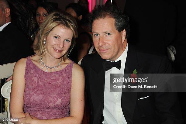 Vicountess Serena Linley and Viscount David Linley attend the Royal Rajasthan Gala on November 9, 2009 in London, England.