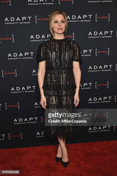 Leadership Awards presenter Cara Buono attend the Adapt Leadership Awards Gala 2018 at Cipriani 42nd Street on March 8, 2018 in New York City.