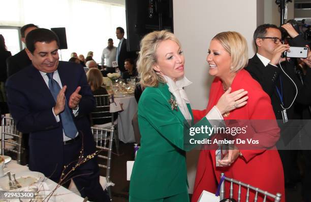 Princess Camilla of Bourbon Two Sicilies, Duchess of Castro and First Lady of Panama Lorena Castillo De Varela attend the UNWFPA Annual Awards...