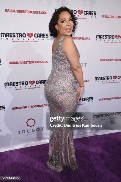 Selenis Leyva attends the Maestro Cares Third Annual Gala Dinner at Cipriani Wall Street on March 8, 2018 in New York City.