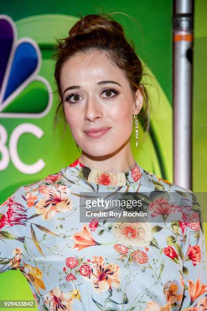 Marina Squerciati attends NBC's New York mid season press junket at Four Seasons Hotel New York on March 8, 2018 in New York City.