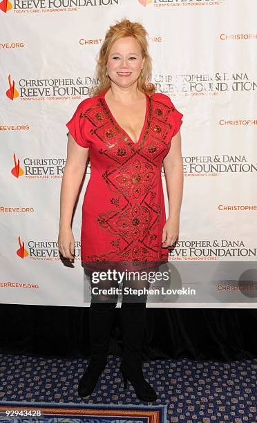 Actress Caroline Rhea attends The Christopher and Dana Reeve Foundation's "A Magical Evening" gala at the Marriot Marquis on November 9, 2009 in New...