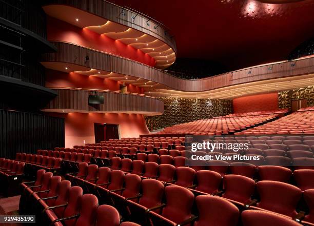 Main auditorium space. National Taichung Theater, Taichung, China. Architect: Toyo Ito, 2016.