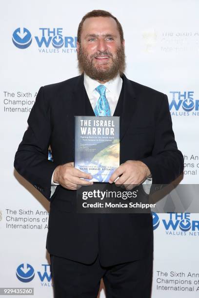 Rabbi Shmuley Boteach attends the 2018 World Values Network Champions of Jewish Values Awards Gala at The Plaza Hotel on March 8, 2018 in New York...