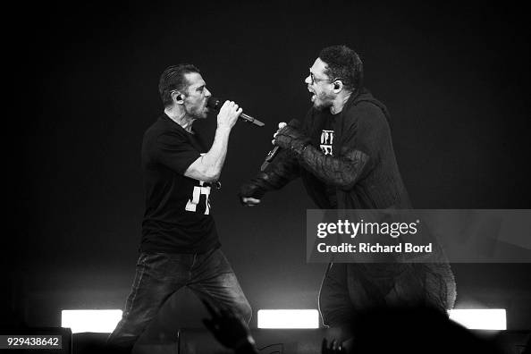 Ntm Rappers Rappers Kool Shen and Joey Starr of NTM perform at AccorHotels Arena ...