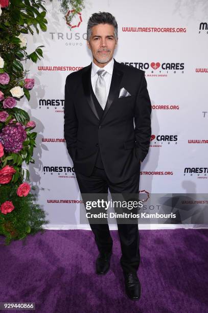 Esai Morales attends the Maestro Cares Third Annual Gala Dinner at Cipriani Wall Street on March 8, 2018 in New York City.
