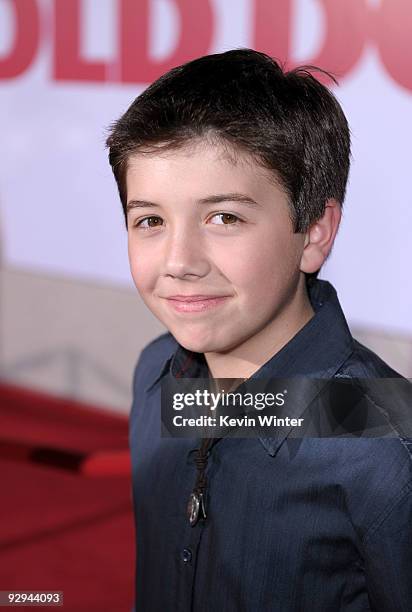 Actor Bradley Steven Perry arrives at the premiere of Walt Disney Pictures' "Old Dogs" held at the El Capitan Theatre on November 9, 2009 in...
