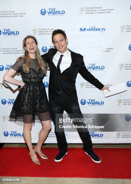 Elon Gold attends the 2018 World Values Network Champions of Jewish Values Awards Gala at The Plaza Hotel on March 8, 2018 in New York City.