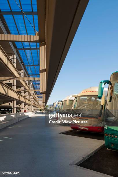 Multi-Storey Car Park And Bus Station, University of the Basque Country, Leioa, Spain. Architect: Jaam Sociedad de Arquitectura/ Ander Marquet Ryan,...