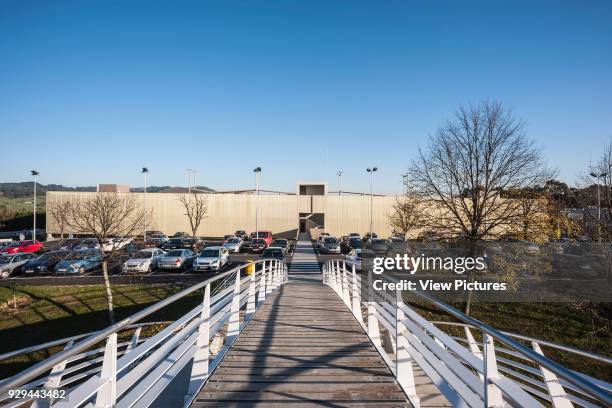 Multi-Storey Car Park And Bus Station, University of the Basque Country, Leioa, Spain. Architect: Jaam Sociedad de Arquitectura/ Ander Marquet Ryan,...