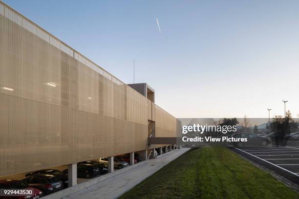 Multi-Storey Car Park And Bus Station, University of the Basque Country, Leioa, Spain. Architect: Jaam Sociedad de Arquitectura/ Ander Marquet Ryan,...