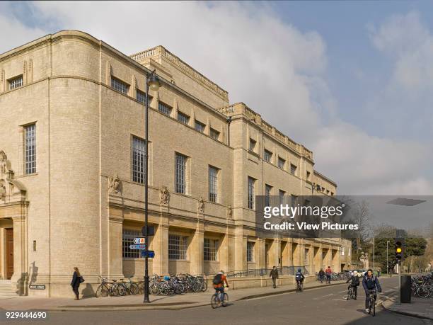 East Front. Weston Library, Oxford, United Kingdom. Architect: Wilkinson Eyre, 2015.
