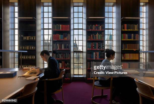 Reading Room. Weston Library, Oxford, United Kingdom. Architect: Wilkinson Eyre, 2015.