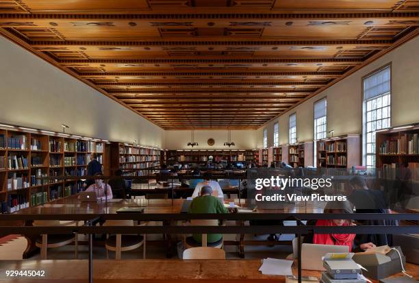 Reading Room. Weston Library, Oxford, United Kingdom. Architect: Wilkinson Eyre, 2015.