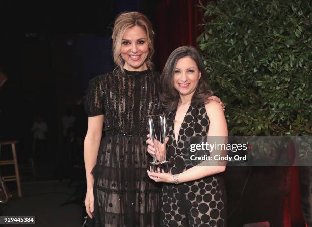 Leadership Awards presenter Cara Buono and ADAPT Leadership Awards Honoree Marissa Shorenstein attend the Adapt Leadership Awards Gala 2018 at...