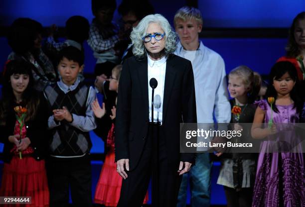 Honoree/Dr. Jane Aronson speaks onstage the The 2009 Women of the Year hosted by Glamour Magazine at Carnegie Hall on November 9, 2009 in New York...